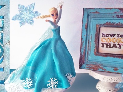 FROZEN ELSA PRINCESS CAKE How To Cook That Elsa Doll Cake Ann Reardon