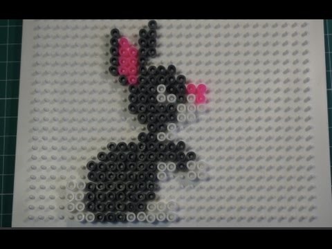 Hama. Perler Beads - Bunny