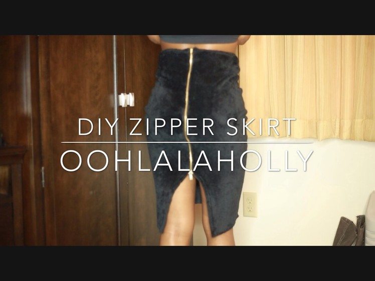 How to Make a Zipper Skirt