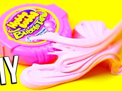 HOW TO MAKE BUBBLE GUM SLIME ♥ DIY