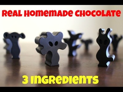 How to Make Chocolate - Easy 3 Ingredient DIY Recipe