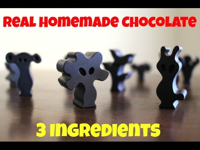 How to Make Chocolate - Easy 3 Ingredient DIY Recipe