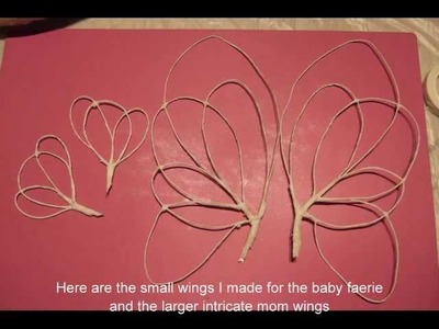 How to make silk faerie wings for Paverpol Sculptures
