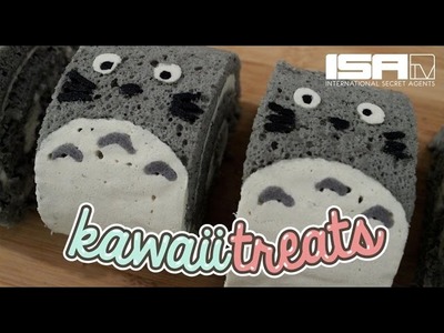 How To Make Totoro Roll Cakes - KAWAII TREATS Ep. 6