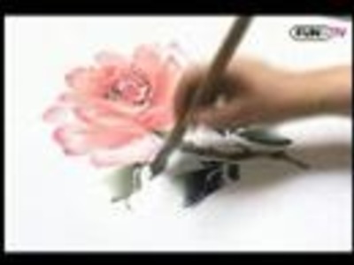 Korean Traditional Painting - rose