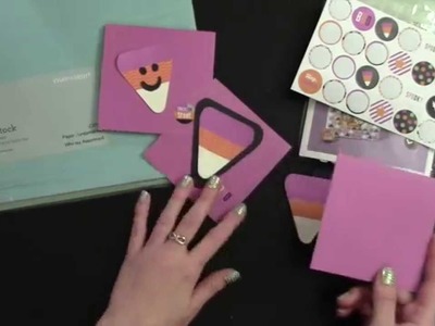 Last Minute DIY Candy Corn and Easy Card - TNT Eps 012: AboveRubiesStudio