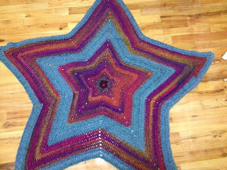 Super star Afghan. Blanket Crochet Tamil