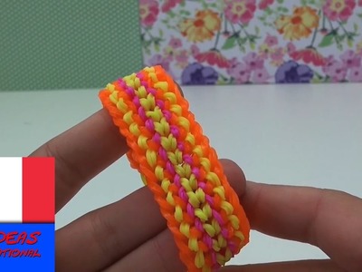 Tutoriel DIY bracelet pourbracelet en crazy looms double 6 rangées Dragon Scale