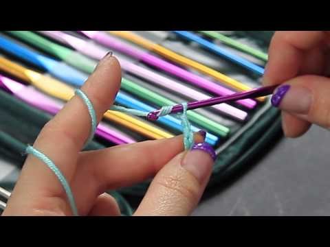 Video Tutorial Uncinetto Punto catenella - Chain crochet - Punti base Full HD ita