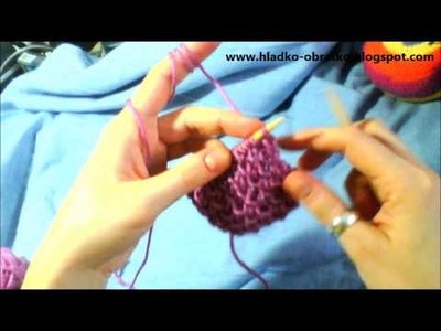 Vzor 6 - Twisted Stitch Rib