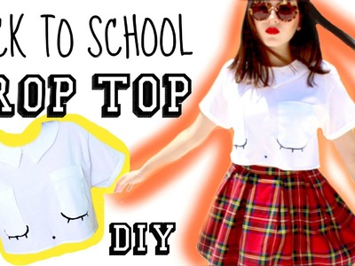 Back to School DIY Crop Top (Inspired by Taylor Swift)