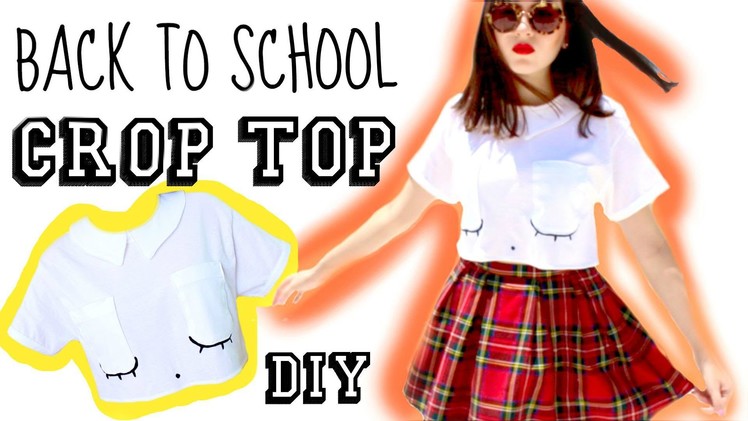 Back to School DIY Crop Top (Inspired by Taylor Swift)