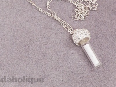 Bridal Jewelry: How to Make a Keepsake Message in a Bottle Necklace