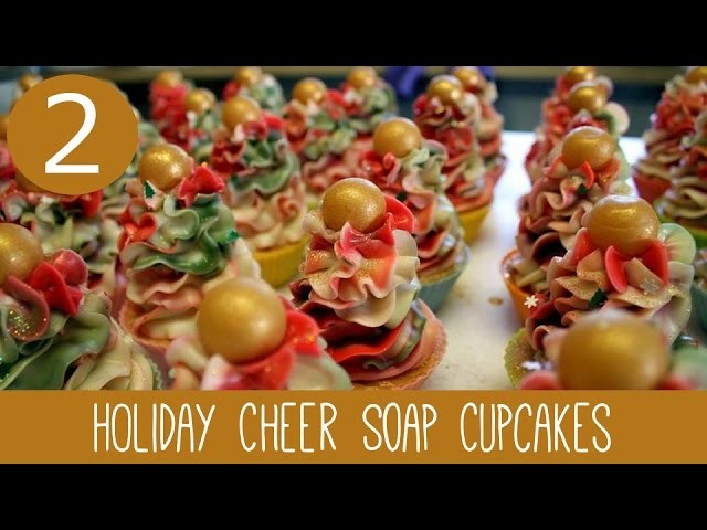 Christmas Soap Cupcakes | Royalty Soaps