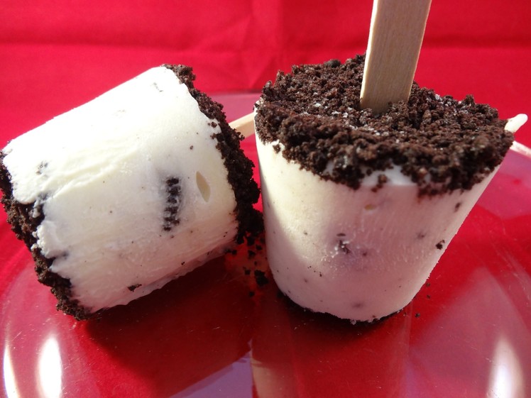 Cookies and Cream Pudding Pops -with yoyomax12