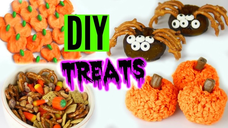 DIY Halloween Treats 2015 ! Yummy Pinterest Inspired Treats!