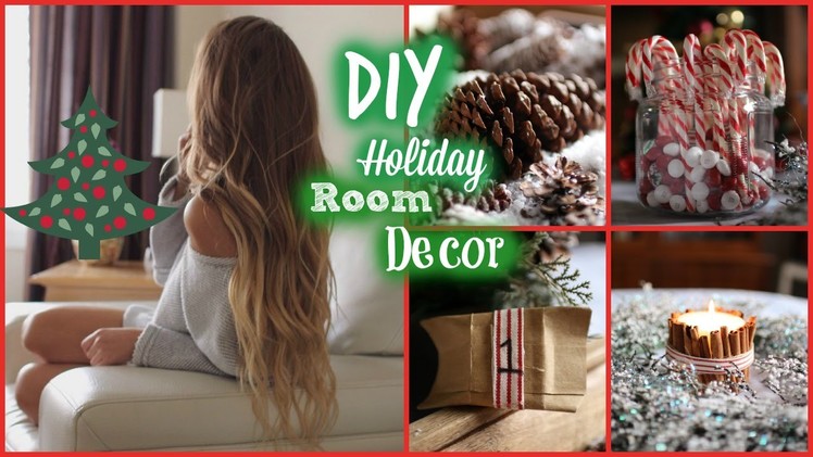 DIY Holiday Room Decor. Tumblr Inspired