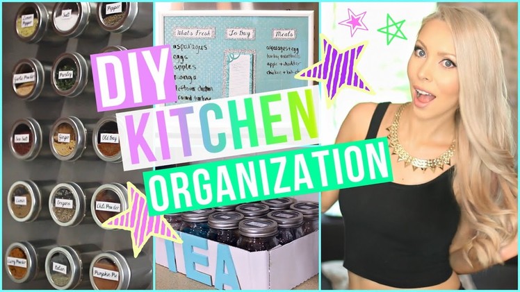 DIY Kitchen Organization Ideas!