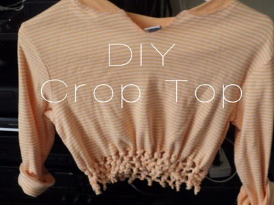 DIY: Knotted Crop Top