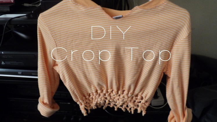DIY: Knotted Crop Top