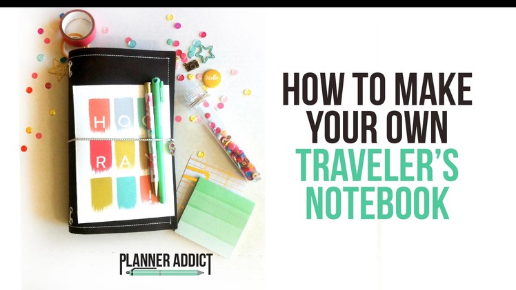 DIY Midori: Traveler's Notebook- Start to finish!