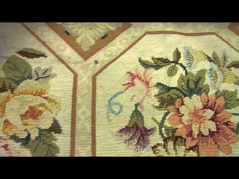 How to clean Handmade Needlepoint Carpet Amazing Piece Work
