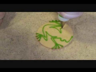 How to Decorating a Frog Cookie