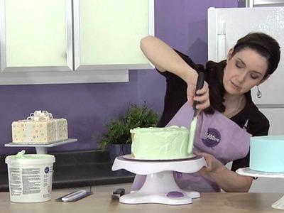 How to Ice a Cake using the Icing Smoother by Wilton