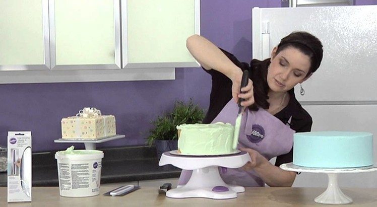 How to Ice a Cake using the Icing Smoother by Wilton