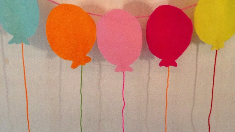 How To Make A  Balloon Garland For Birthday Parties - DIY Home Tutorial - Guidecentral