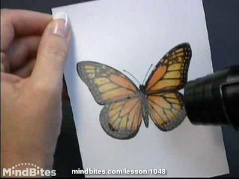 How to make a Butterfly Landscape Card