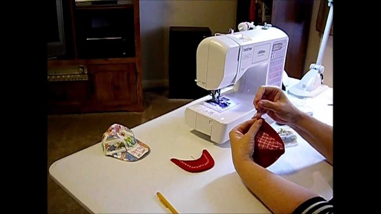 How to Make a Doll Baseball Cap Part 4