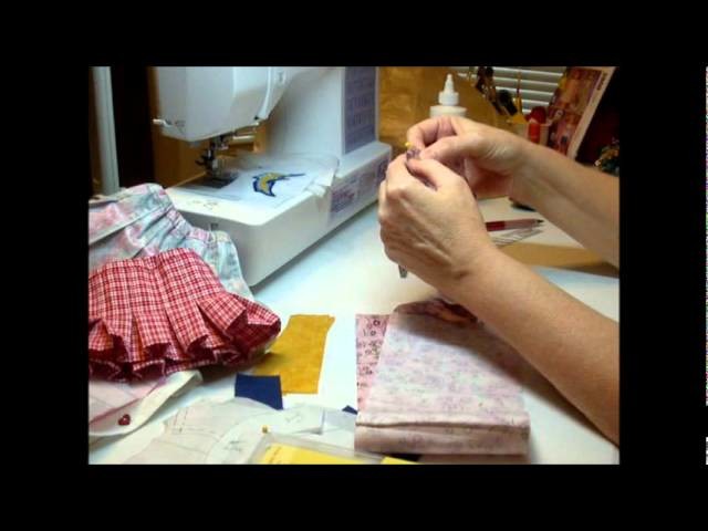 How to Make a Pleated Doll Skirt Pt. 2