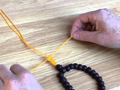 How to make an adjustable Prayer Mala Knot