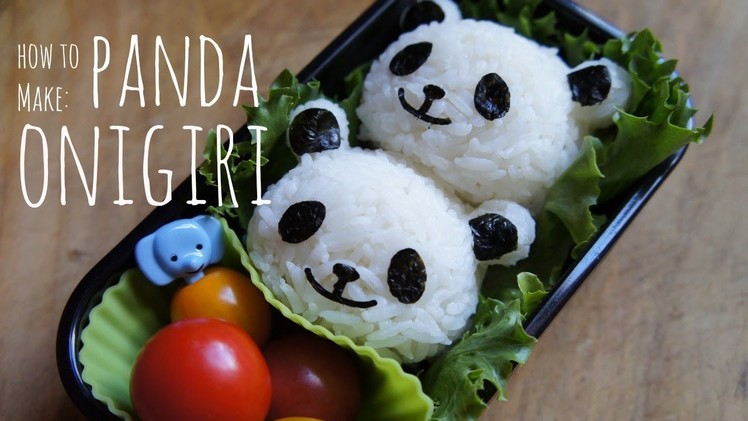 How to Make Cute Panda Onigiri