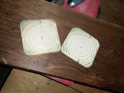 How to make easy wooden coasters!