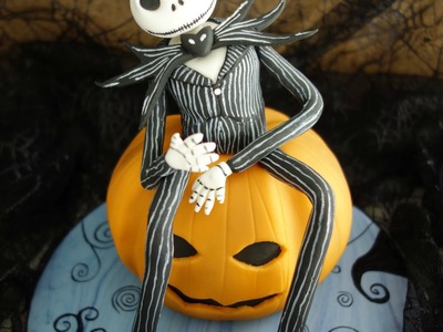 How to make Jack Skellington (Nightmare Before Christmas) out of fondant