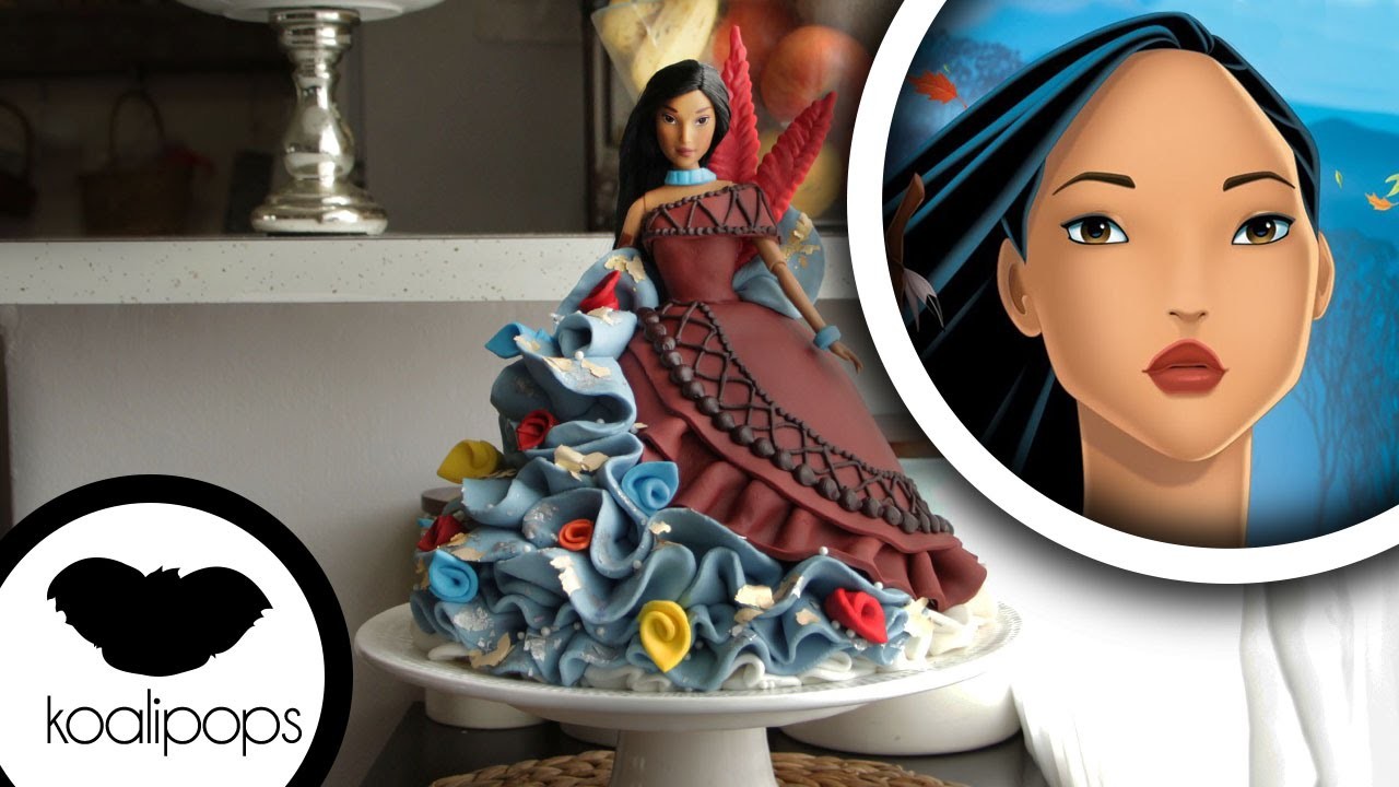 How to make Pocahontas Doll Cake