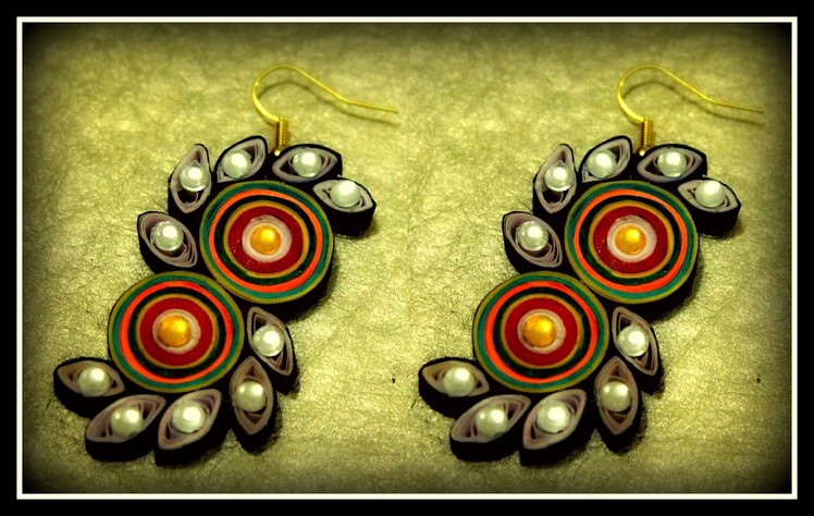 How to make Quilled Earrings - Part 2