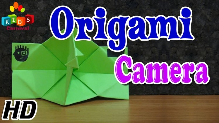Origami - How To Make CAMERA - Simple Tutorial In English
