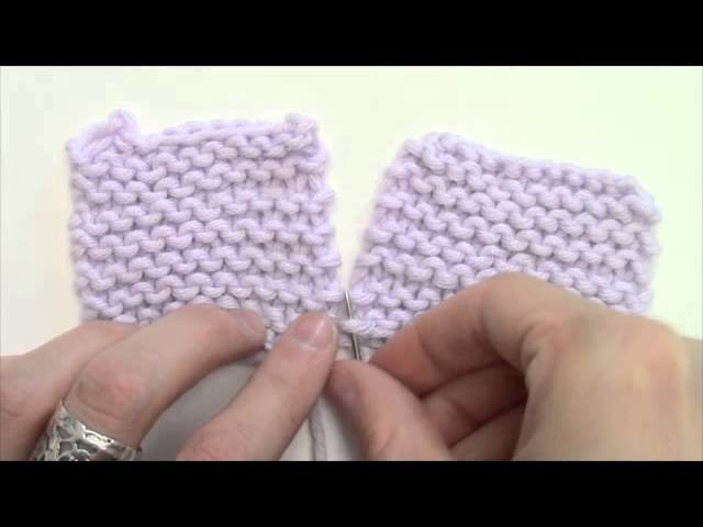Seam Garter Stitch