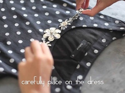 StyleCentral | DIY Embellished Dress