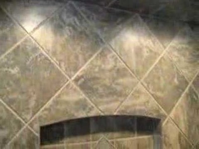 Tile Diagonal Showerstall