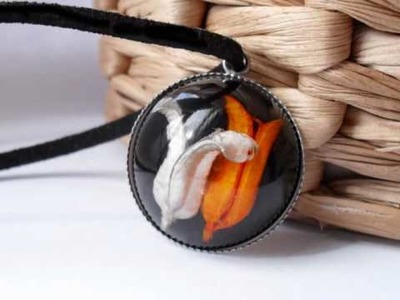 Unique handmade resin personal pendants and necklaces