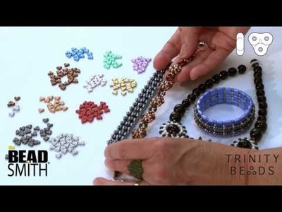 BEADSMITH product spotlight on Trinity beads, with Leslie Rogalski.