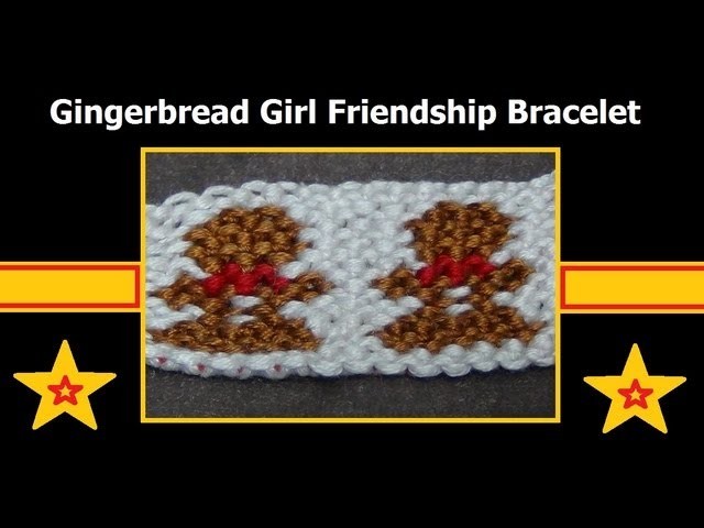 ► Friendship Bracelet Tutorial - Advanced - Gingerbread Girls (original)