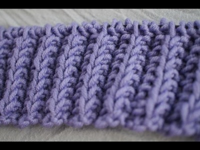 Heather's Cozy Throw Knit Along Series, Mock Rib Stitch, Yarn 1