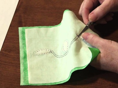 How To Cord a Motif in Hand Quilting with Andi Perejda
