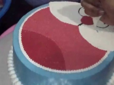 How to Easy Doraemon Cake