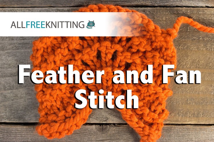 How To: Feather and Fan Stitch